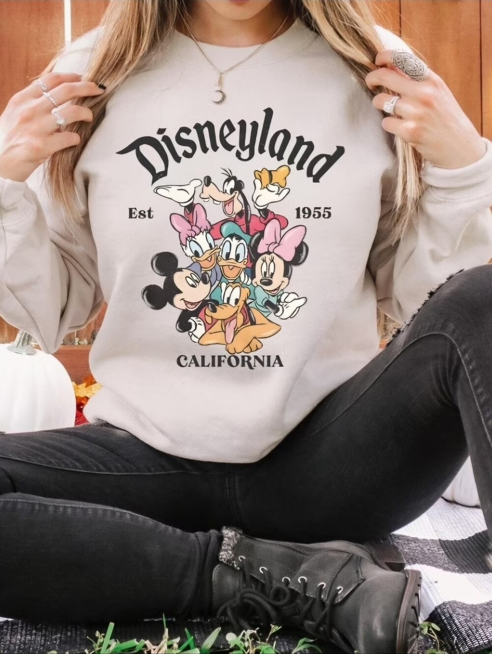 Vintage Style Disneyland Women's Sweater